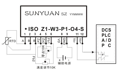 熱電阻信號隔離變送器應用
