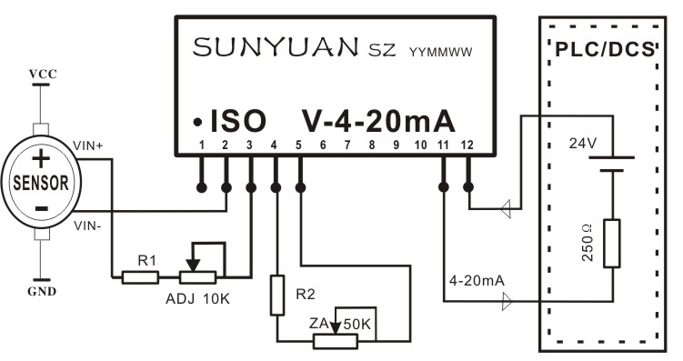 位移電阻信號變送器IC